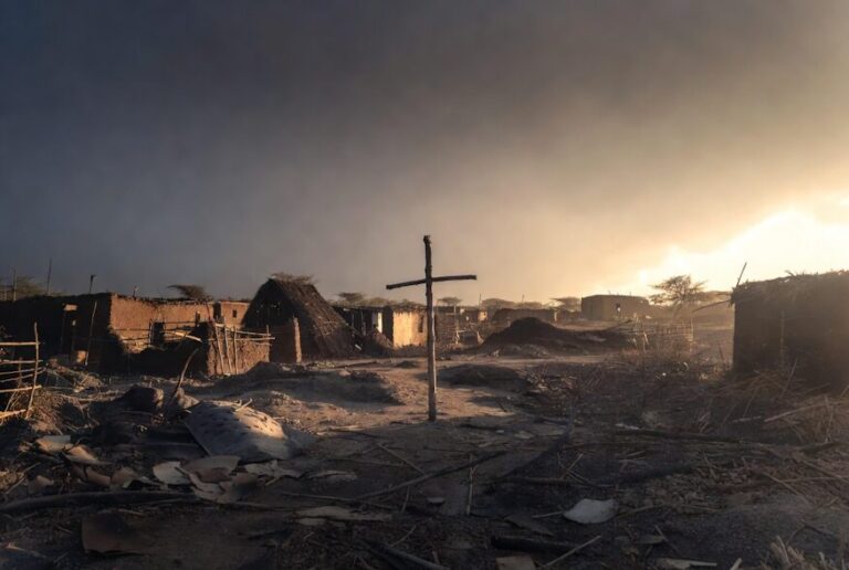 Image accompanying the article on the 416 Christian women and children held hostage by Boko Haram in Borno State, Nigeria, and the silence of Western media.