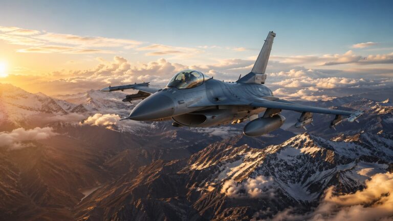 Image accompanying the article on Peru acquiring F-16 Block 70 fighter jets and strengthening its partnership with the United States.