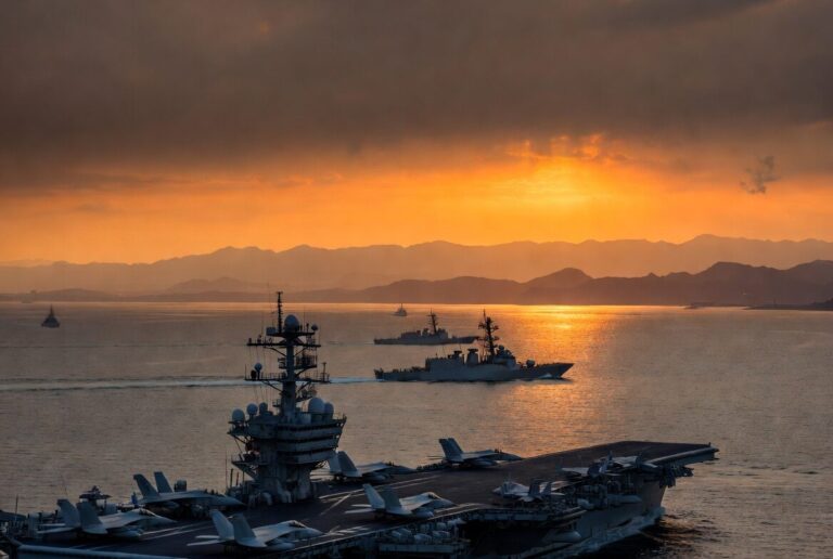 Image accompanying the article on Trump extending the Iran ceasefire while keeping the US naval blockade on Iranian ports and tightening the rules in the Strait of Hormuz.